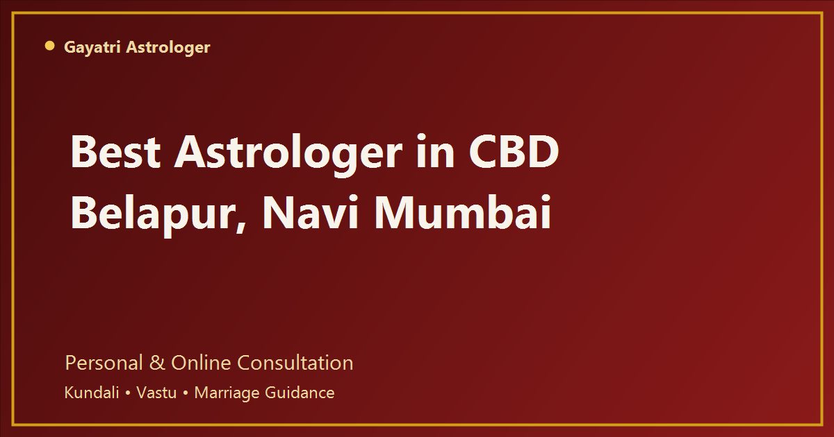 Astrologer in CBD Belapur