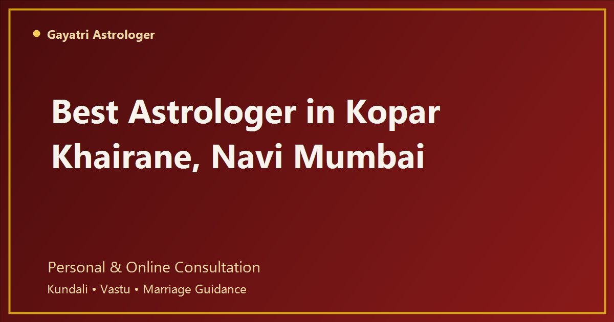 Astrologer in Kopar Khairane