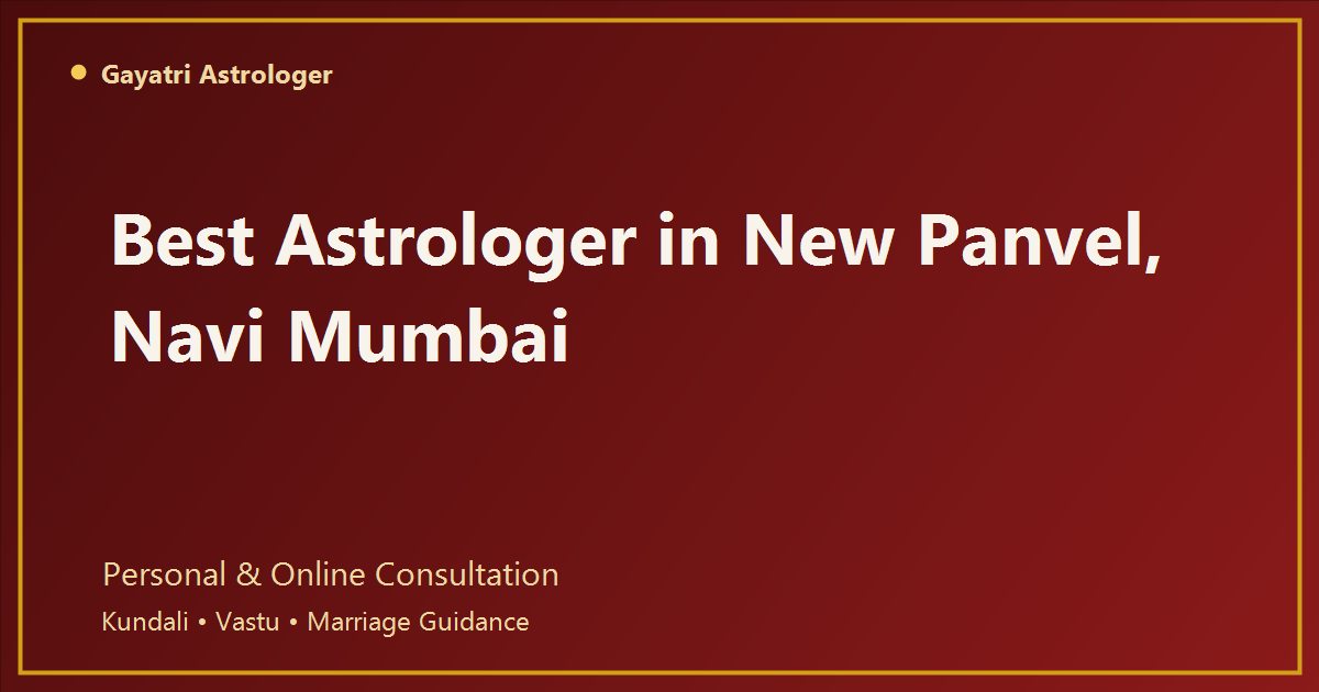 Astrologer in New Panvel