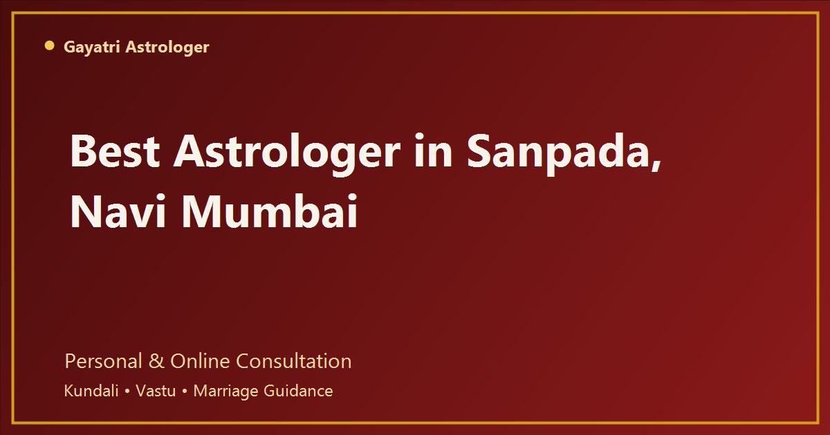 Astrologer in Sanpada